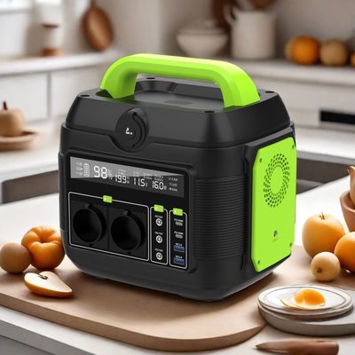 Przenośna elektrownia o mocy 600 W, nadająca się do recyklingu, przeznaczona do aktywności na świeżym powietrzu i magazynowania energii w domu