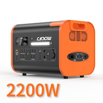 LiFePO4 2000W Wysokiej Pojemności Szybko Ładowująca Elektrownia Bankowa Elektrownia Zewnętrzna