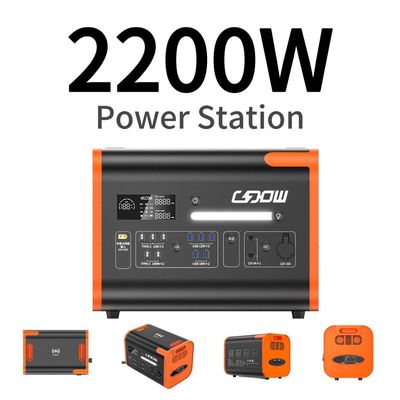 Szybkie ładowanie 2200W 2000W 2500W Zewnętrzna elektrownia słoneczna