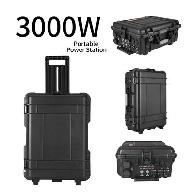 3000W rezerwa zasilania awaryjnego przenośna elektrownia o pojemności akumulatora 48V62.5ah