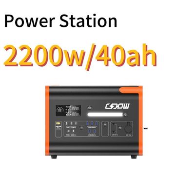 2200W kampingowy generator słoneczny z funkcją ochrony przed przeciążeniem i baterią LiFePO4