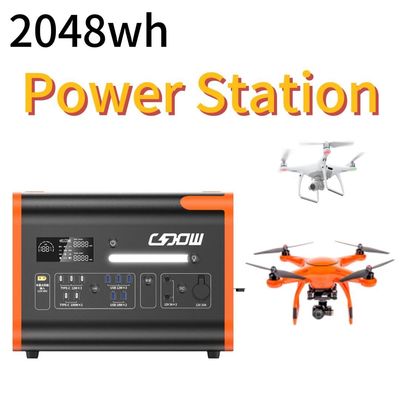 2200W/2048wh Wysokotemperaturowa przenośna mobilna elektrowna awaryjna z LiFePO4
