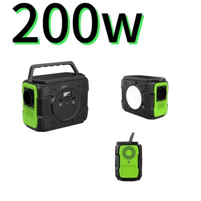 Wysokiej mobilności przenośna elektrownia słoneczna o świetle LED o mocy 4W i mocy 200W