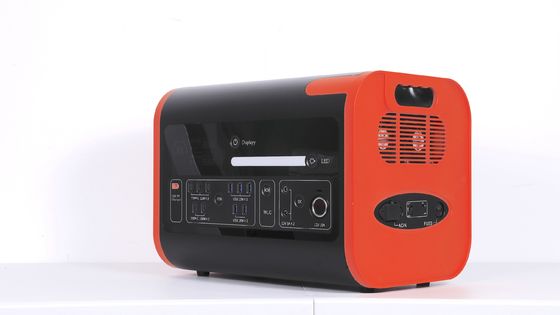 2200W40ah Bezprzewodowe ładowanie Elektrownia do magazynowania energii słonecznej w gorącej pomarańczowej z czarną