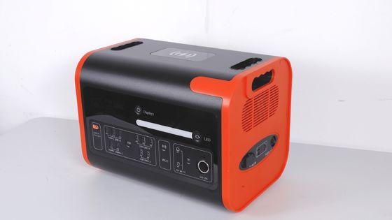 2200W40ah Bezprzewodowe ładowanie Elektrownia do magazynowania energii słonecznej w gorącej pomarańczowej z czarną