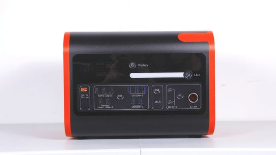 2200W40ah Bezprzewodowe ładowanie Elektrownia do magazynowania energii słonecznej w gorącej pomarańczowej z czarną