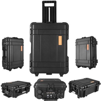 8000W moc szczytowa OEM ODM 140ah Generator słoneczny na zewnątrz Czarna awaryjna elektrownia