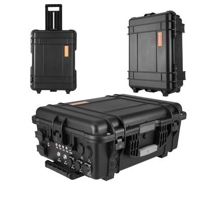 8000W moc szczytowa OEM ODM 140ah Generator słoneczny na zewnątrz Czarna awaryjna elektrownia