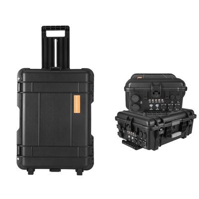 8000W moc szczytowa OEM ODM 140ah Generator słoneczny na zewnątrz Czarna awaryjna elektrownia