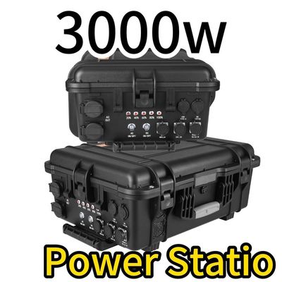 Moc wyjściowa 100-120V-3000W50Hz/60Hz Dostosunkowalna 3000wh 62.5ah Gorąca przenośna elektrownia