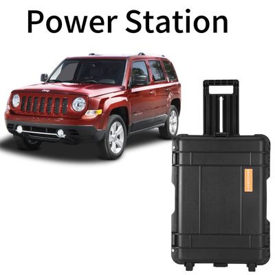 Moc wyjściowa 100-120V-3000W50Hz/60Hz Dostosunkowalna 3000wh 62.5ah Gorąca przenośna elektrownia