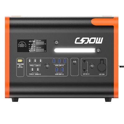 220V/40ah/2200W Energia słoneczna Przenośna zewnętrzna Elektrownia do magazynowania energii z szybkim ładowaniem 1500W bateria litowa