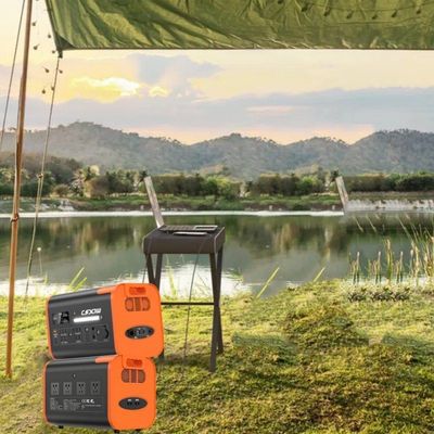 800W Ładowanie słoneczne 2200W/2048wh/40ah Przenośna elektrownia do wycieczek na zewnątrz