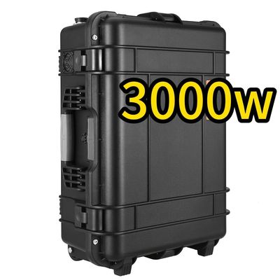 3000W/3000wh Przenośna Elektrownia do magazynowania energii ABS Stopiona powłoka materiał do podróży