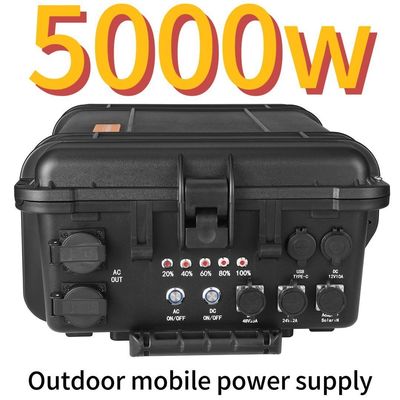 Ochrona niskiej temperatury 5000W AC LiFePO4 Generator słoneczny dla gospodarstw domowych na zewnątrz