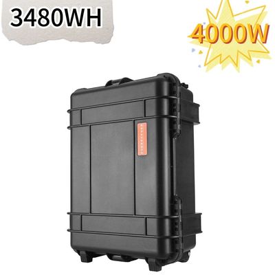 Czarne pudełko do ciągnięcia 4000W Generator słoneczny Przenośna elektrownia do zdjęć dronowych na zewnątrz