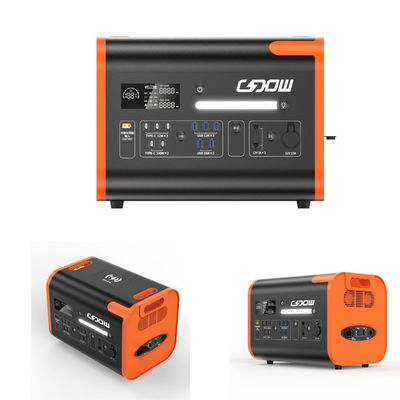 AT22 LiFePO4 Gorąca pomarańcza 2200W/2048wh Przenośna elektrownia do podróży i na świeżym powietrzu
