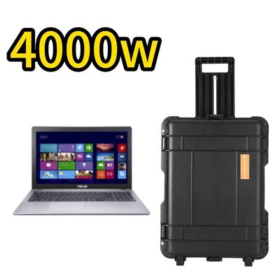 AC Pure Sine Wave Przenośny zasilacz dla domu i obozowiska 4000W Wystawa z gniazdkiem wszelkiego typu
