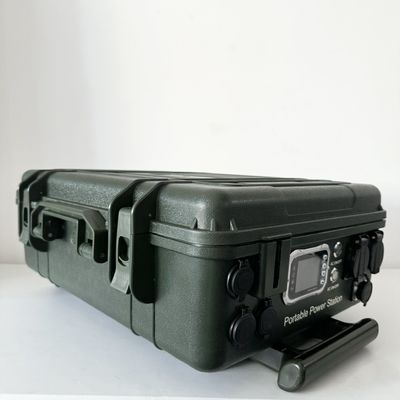 Materiały ABS Środkowa ramka 6000W 6048Wh Przenośne elektrownie z panelem słonecznym USB i ładowaniem w samochodzie