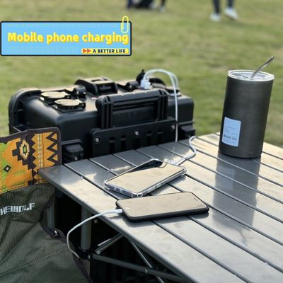 Wielkość pakietu 77.00cm * 54.00cm * 32.00cm Przenośna elektrownia LiFePO4 6993wh 7000W