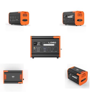800W Maksymalne ładowanie słoneczne LiFePO4 Backup Battery Przenośny zasilanie dla kempingu i na zewnątrz