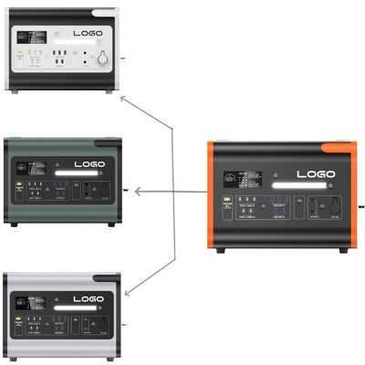 800W Maksymalne ładowanie słoneczne LiFePO4 Backup Battery Przenośny zasilanie dla kempingu i na zewnątrz