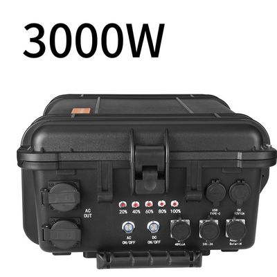 Przenośny generator energii 3000W/3000wh Elektrownia do awaryjnego zasilania zewnętrznego