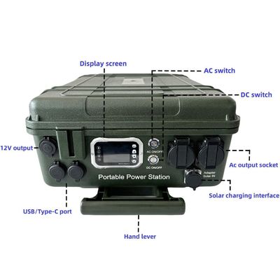 Zakres SOC 5%-95% 220V Akumulator litowy dla gospodarstw domowych zasilanie mobilne 6000W