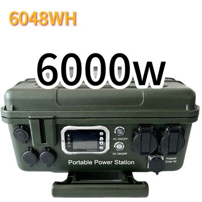 RV Solar Charging Wysokiej Wydajności 6000W/6048wh Elektrownia z ABS Środkowa Ramka