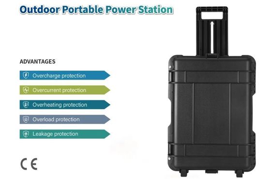 Przenośny 6000W/6216wh Ternary Lithium Battery Energy Storage Emergency Power Station