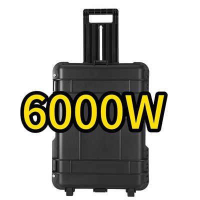 6000W Przenośny 6216wh Camping 230V Litowo-żelazowo-fosforowy akumulator Elektrownia dla energii