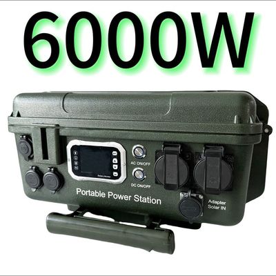Kontroler MPPT 6000W/6048wh Przenośna stacja prądu AC/DC na zewnątrz dla produktów