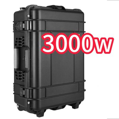 Zastosowalny czarny 3000W zasilacz przenośny dla domowej stacji zewnętrznej ze zniżką