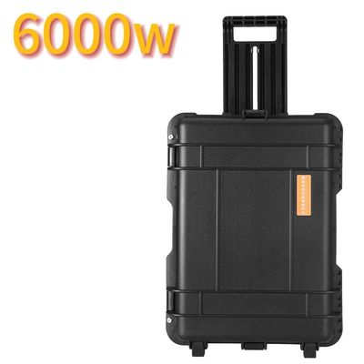 Zewnętrzna trójwymiarowa bateria litowa przenośna elektrownia 6000W/6216wh z wysokim bezpieczeństwem