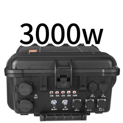 Przenośny pręt ciągnący z kołociągiem wielofunkcyjna awaryjna zapasowa elektrownia 3000W