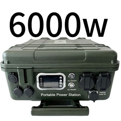 6048wh Duża wydajność mobilny generator energii słonecznej 6000W Elektrownia dla wysokiego popytu