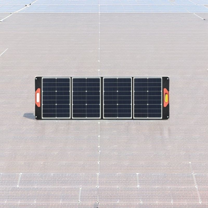 Złata zestaw fotowoltaiczny słoneczny do elektrowni i kempingu 100W 12V regulowany stojak