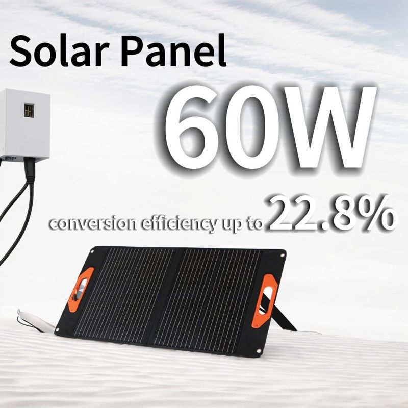 30W*2PCS domowe panele słoneczne o rozmiarze składanej 56*63*4,5 cm