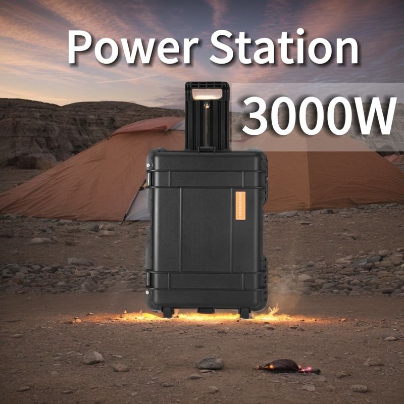 3000W przenośny zbiornik energii słonecznej do kempingu na świeżym powietrzu podróżowanie jachty