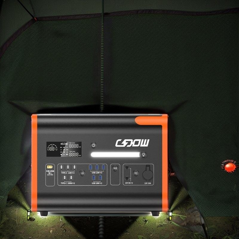 Czysty Inwerter Fale Sinusoidalnej AT22 2200W LCD Przenośne źródło zasilania dla domów kempingowych
