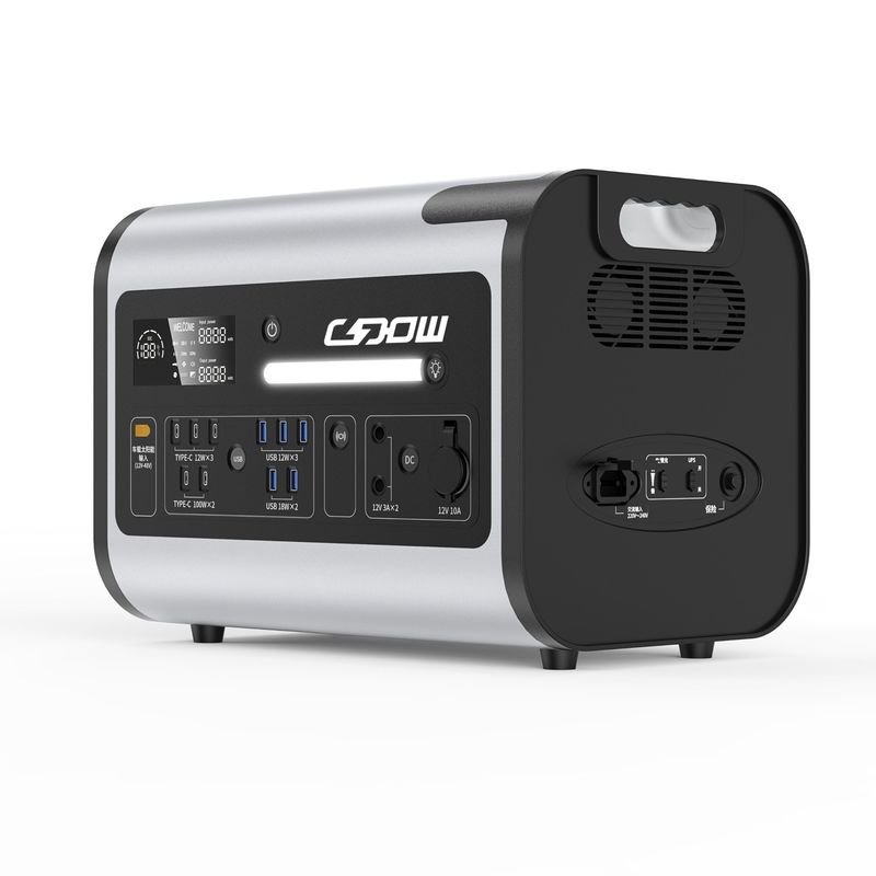 Czysta falowa falowa 220V/2200W System energii słonecznej Elektrownia do kempingu na zewnątrz
