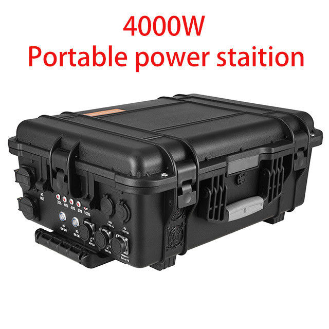 6-7h Czas ładowania 4kw zewnętrzna moc przenośna 50Hz 110V/220V LiFePO4 Elektrownia awaryjna