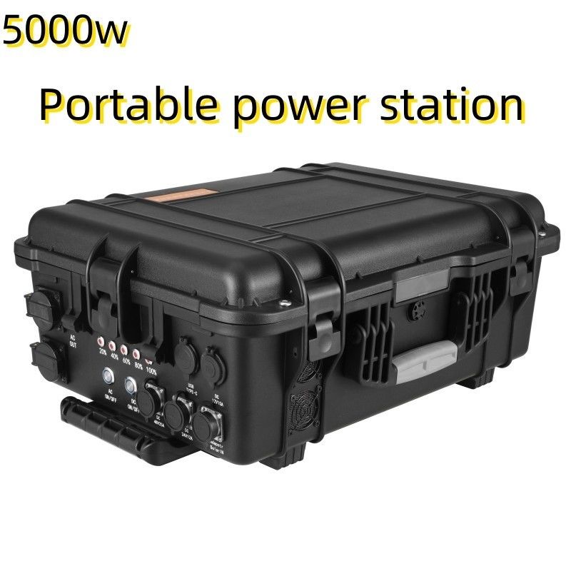 4800wh USB/Type-C Max5000W Zestaw zasilania do rybołówstwa autonomicznego i zewnętrznego