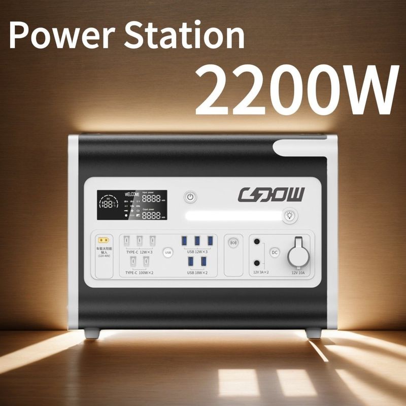 2000W 2200W Czarny Generator Benzynowy Typ Bezgłębny Elektrownia