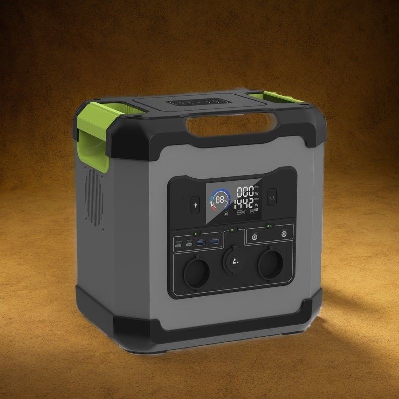 Wysokiej mocy Mobilna moc Super szybka 2000W Elektrownia magazynowania energii USB2 Wyjście 5V/4.5A