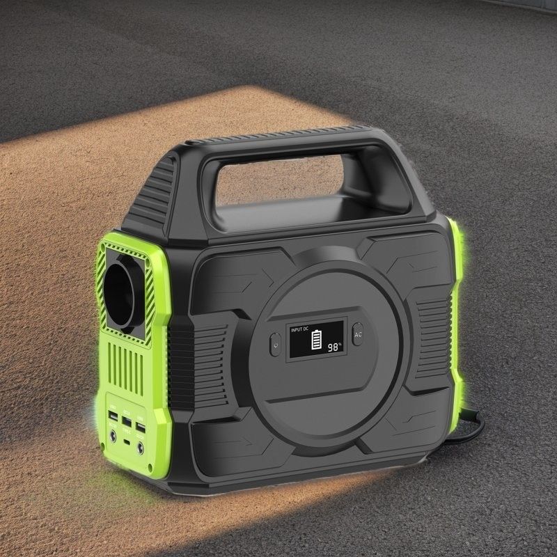 Mały 300W akumulator litowy Generator słoneczny Przenośna elektrownia dla awarii na zewnątrz