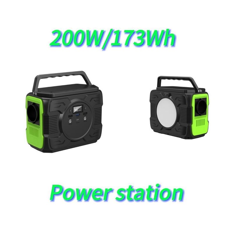Zmodyfikowana fala AC wyjście 200W magazynowanie energii awaryjna elektrownia mobilna na zewnątrz