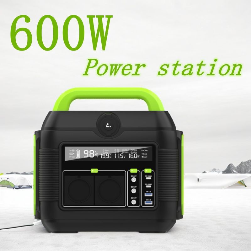 Przenośna elektrownia 600W 300W Bateria litowa ternaryjna Generator słoneczny