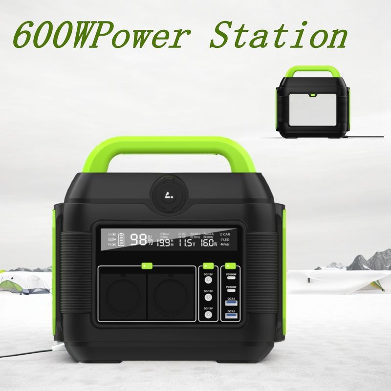 600W S6 MPPT Przenośna prąd mobilny do przechowywania energii w kempingu na zewnątrz