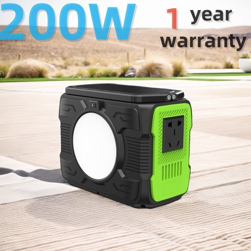 200W173wh Kemping Mobilny akumulator litowy Generator słoneczny Zasilanie dla pracy zdalnej